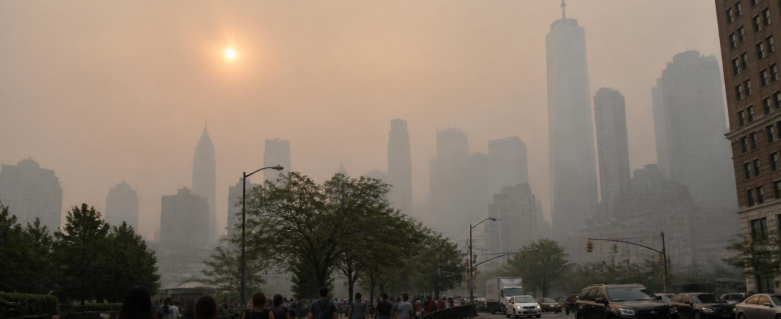 Why Is New York So Hazy Today? Canadian Wildfire Smoke Triggers Air Quality Alert