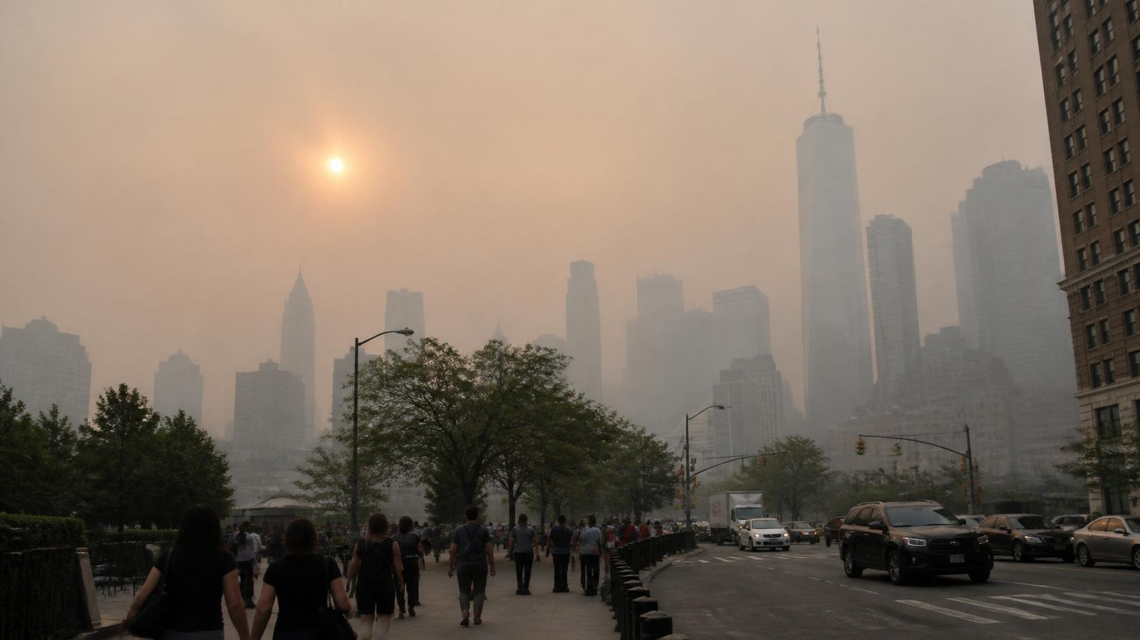 Why Is New York So Hazy Today? Canadian Wildfire Smoke Triggers Air Quality Alert